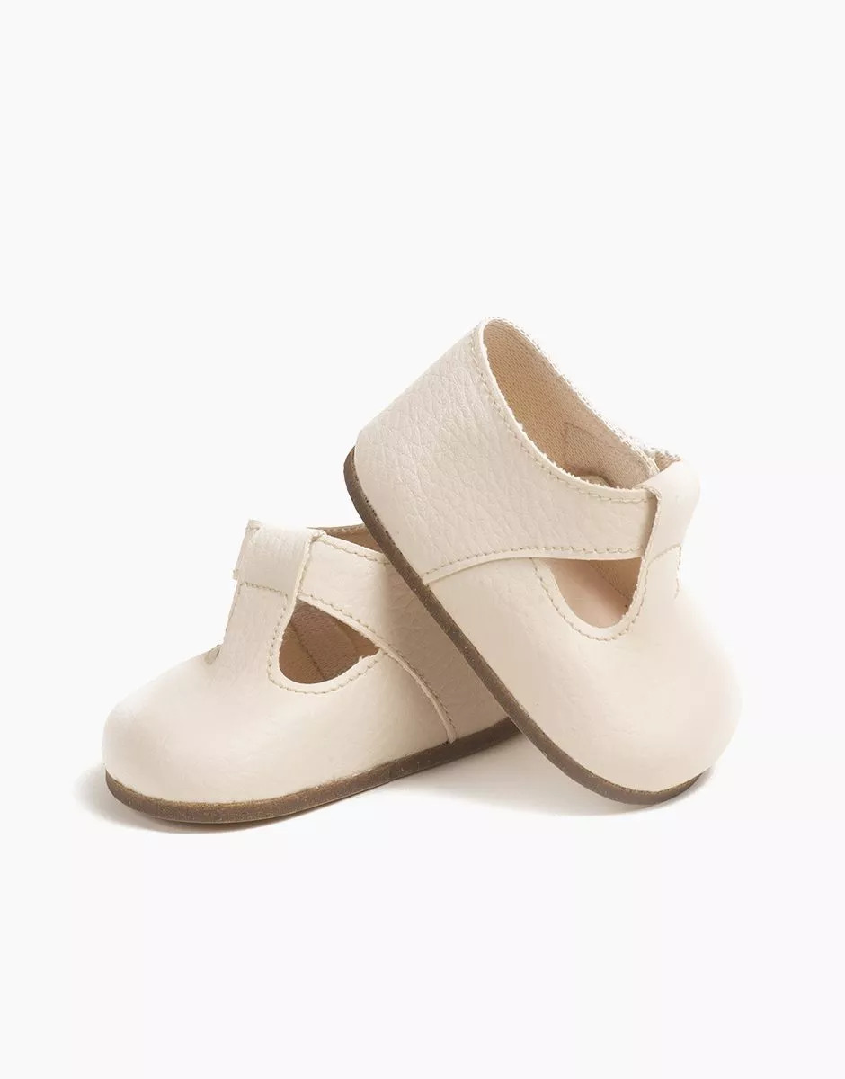 Bambinis – Scarpe T-Strap Crema