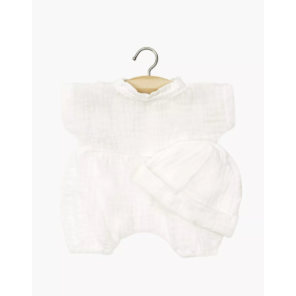 Babies – Tutina e cappellino Noa in garza di cotone
