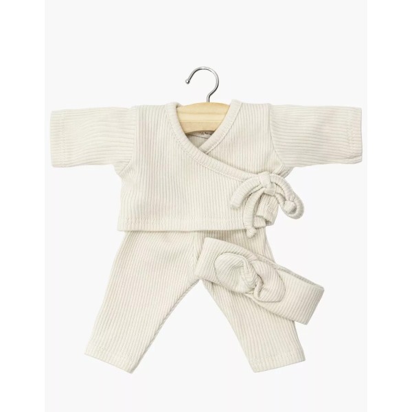 Babies – Tutina con fascia abbinata panna