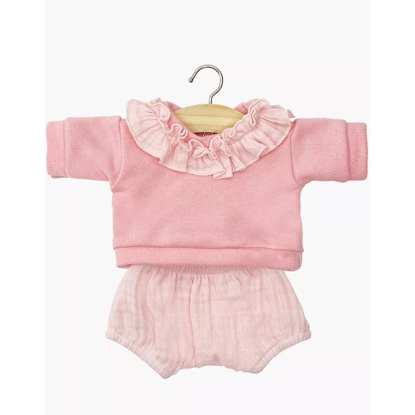 Babies – Completo Marion mussola rosa