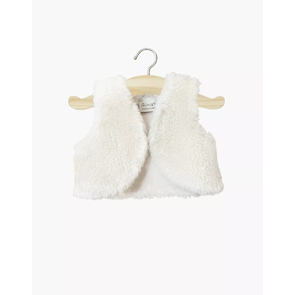 Gilet smanicato in ecopelliccia