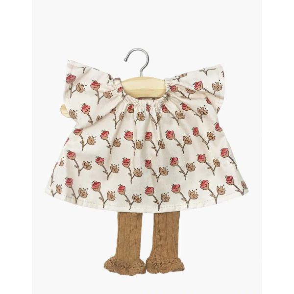 Completo Mazarine Fleurs con collant senza piede