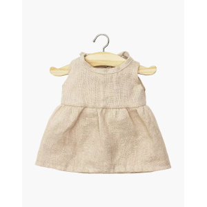 Abito Faustine in lino beige