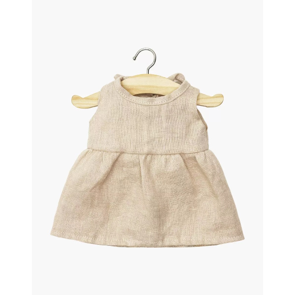 Abito Faustine in lino beige