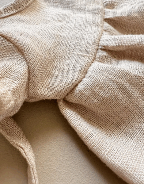 Abito Faustine in lino beige