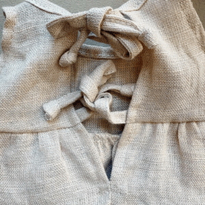 Abito Faustine in lino beige