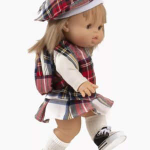 Abito Diana scozzese in tartan ecru