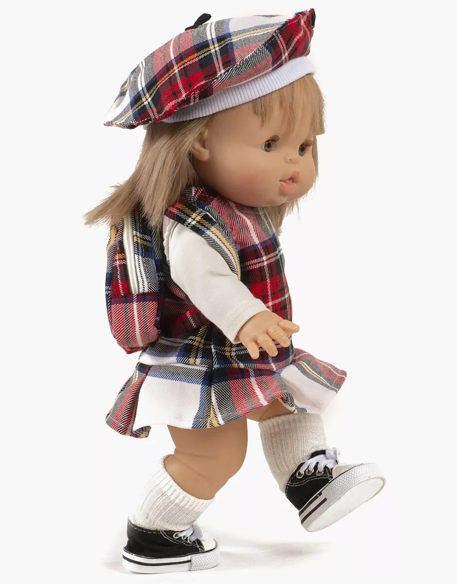 Abito Diana scozzese in tartan ecru