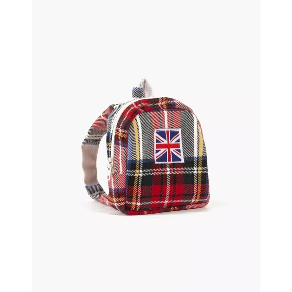 Zaino per Bambola Tartan Ecru