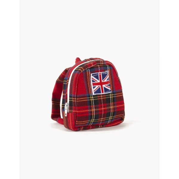 Zaino per Bambola Tartan Rosso