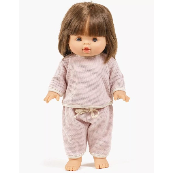 Set da jogging Cocoon a nido d’ape petalo rosa