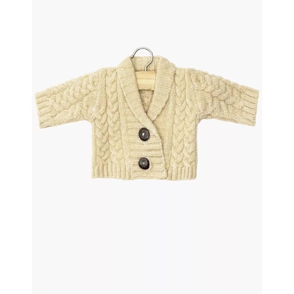Cardigan in tricot per bambole