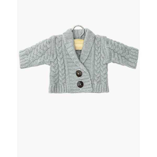 Cardigan Gil in Maglia Silver