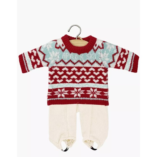 Completo maglione Jacquard in maglia