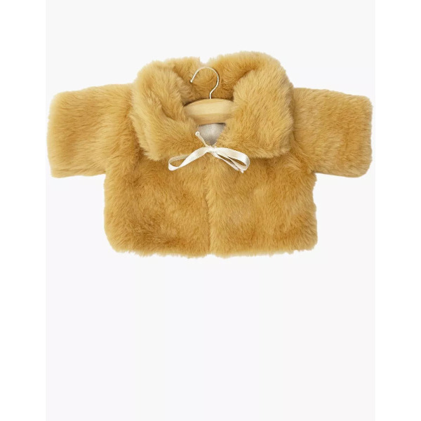 Cappotto Aglaé in Ecopelliccia Camel