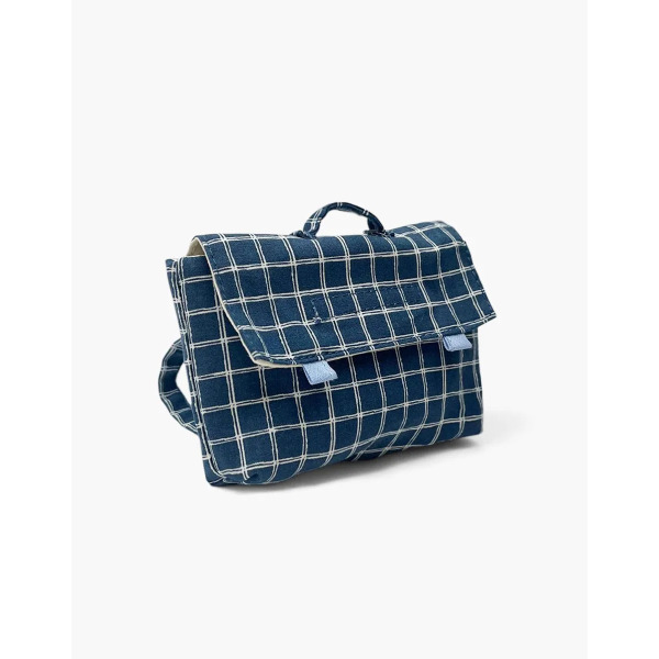 Cartella Vintage Swan Jules Blu Scuro