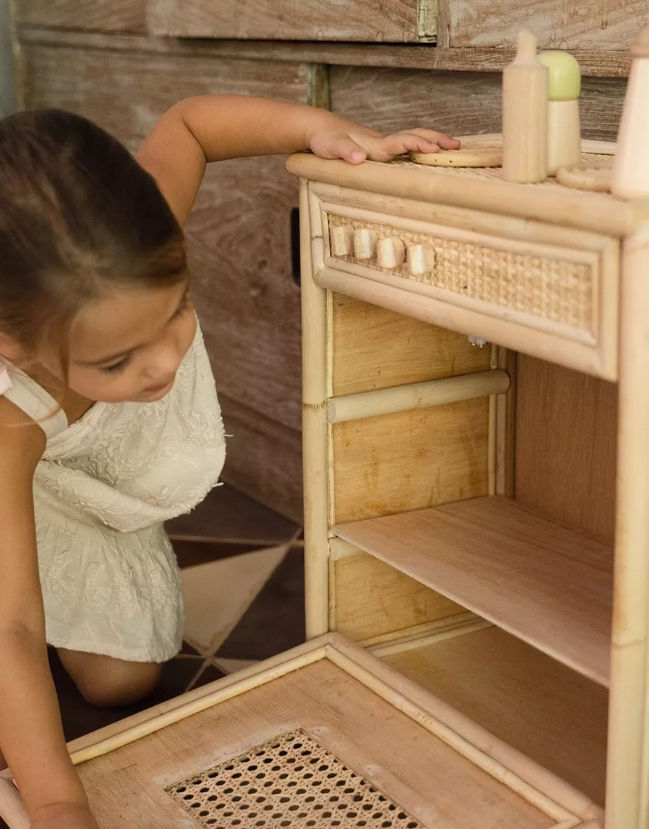 Cucina per Bambini Malang in rattan