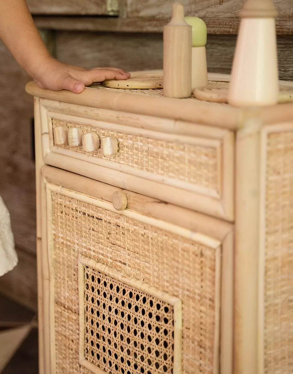 Cucina per Bambini Malang in rattan