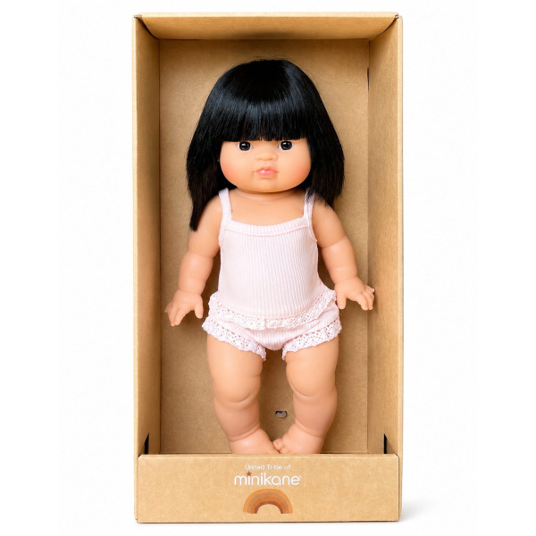 Bambola Minikane – Jade – con completino rosa e scatola