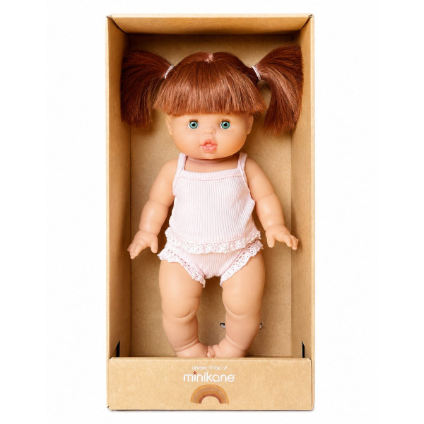 Bambola Minikane – Gabrielle – con completino rosa e scatola