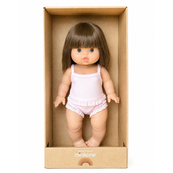 Bambola Minikane – Chloe – con completino rosa e scatola