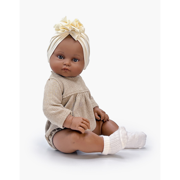 Bambola Bambinis – Augustin con pagliaccetto iin lana