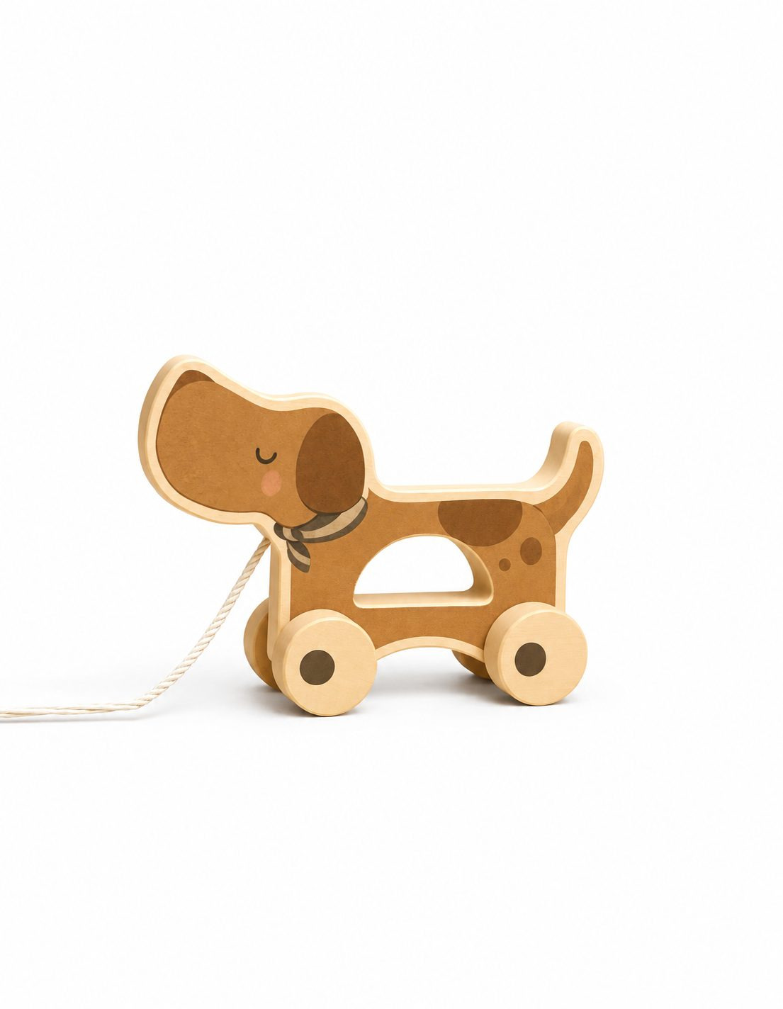 Animaletto in Legno con Ruote