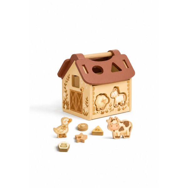 Piccolo Fienile – Puzzle Educativo in Legno