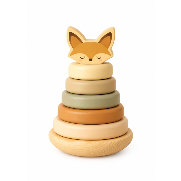 Stackaboo Volpe – Gioco Impilabile in Legno