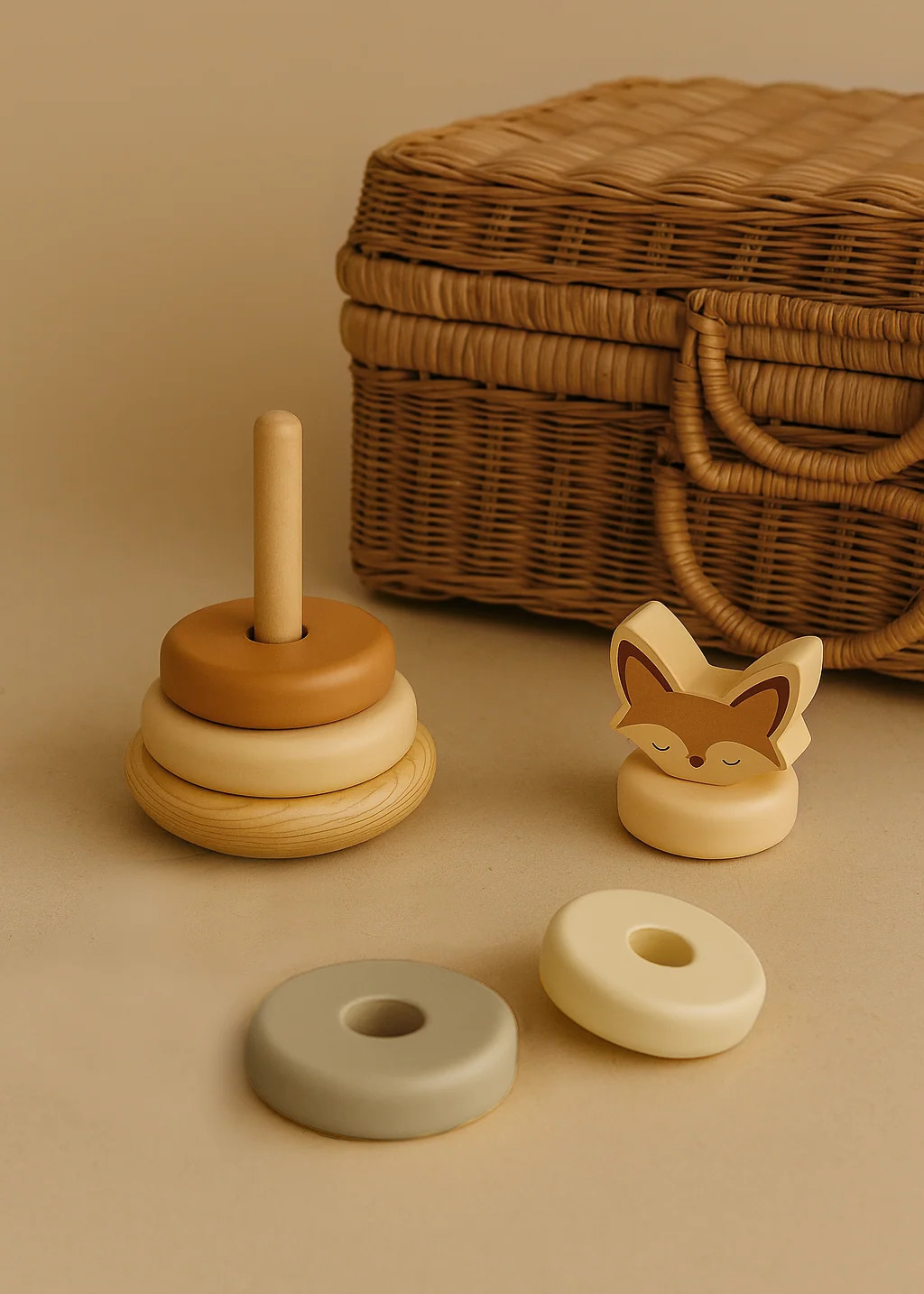 Stackaboo Volpe – Gioco Impilabile in Legno