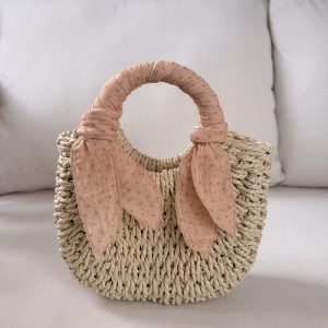 C---mrs ertha---1610BLUSH DOT_2_P.JPG Mini borsa in paglia