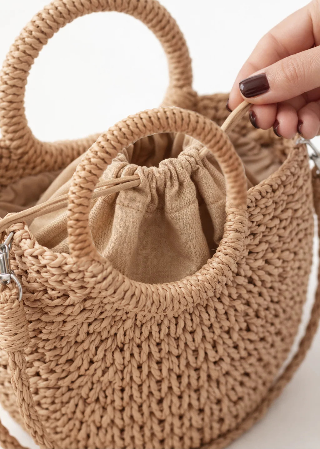 C---mrs ertha---1610BLUSH DOT_3_P.JPG Mini borsa in paglia
