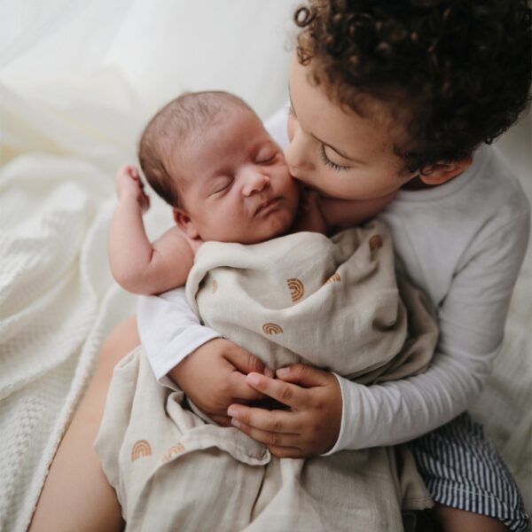Swaddle in mussola di cotone organico