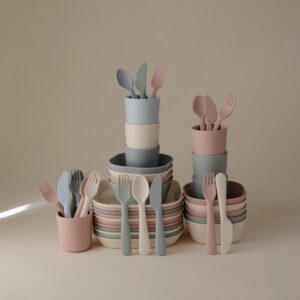 C Mushie 2061BLUSH 2 P.JPG Set di posate da tavola