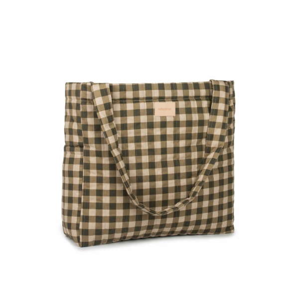 C---nobodinoz---HYDE PARK TOTE BAGGREEN CHECKS.JPG