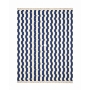 C---nobodinoz---PORTOFINO BEACHBLANKETBLUE WAVES.JPG Telo Mare XL Portofino con foro