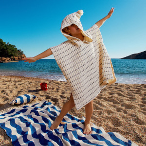 C---nobodinoz---PORTOFINO PONCHOBLACK STRIPES_2_P.JPG Poncho mare Portofino