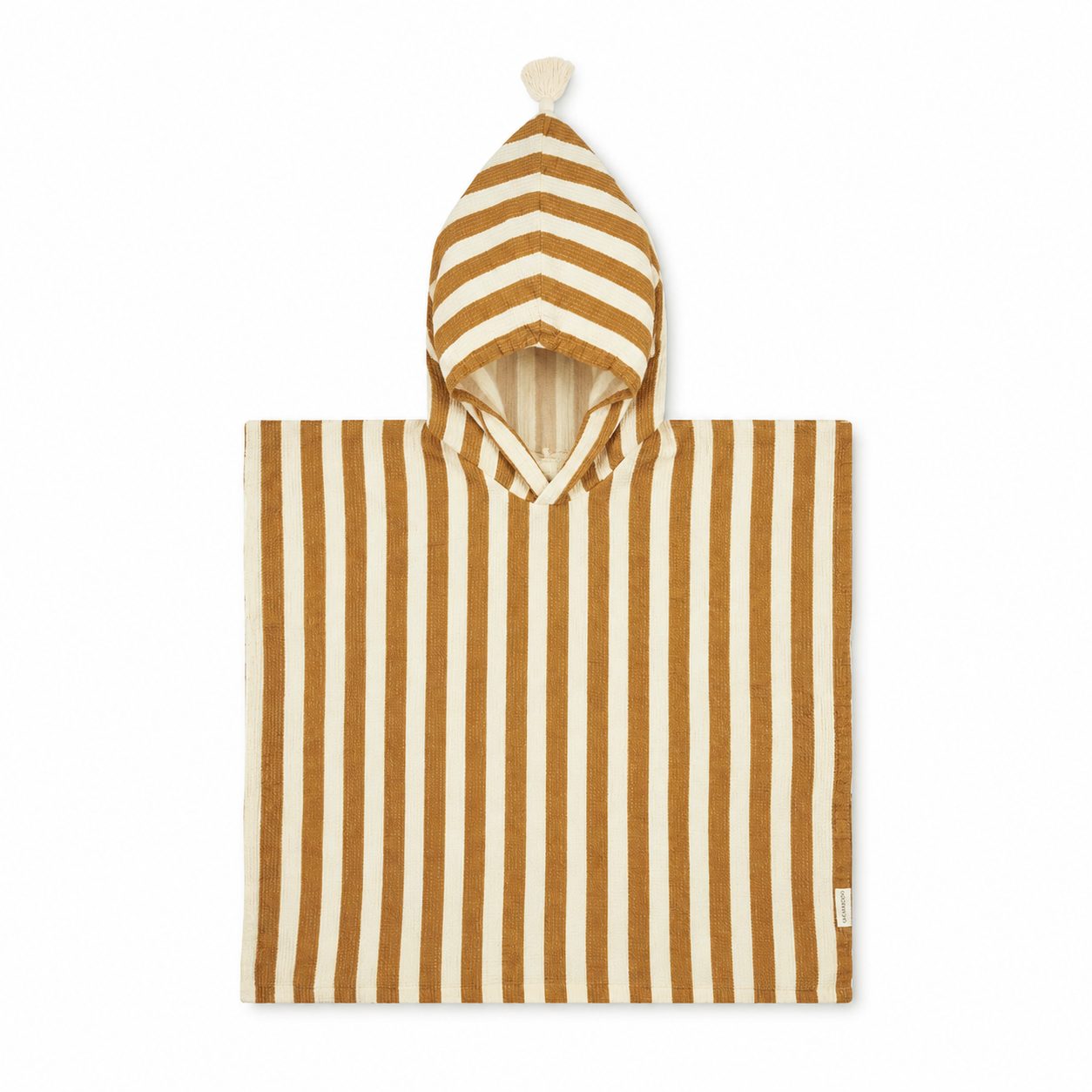 C---nobodinoz---PORTOFINO PONCHOHONEY STRIPES.JPG Poncho mare Portofino