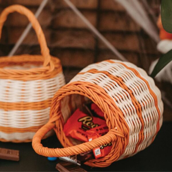 Cestino bacche in rattan