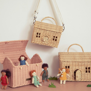 Cestino casa bag Rose