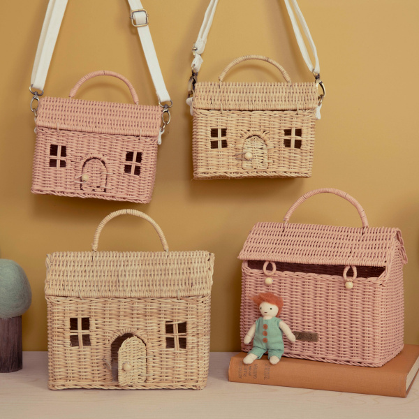 Cestino casa bag Rose