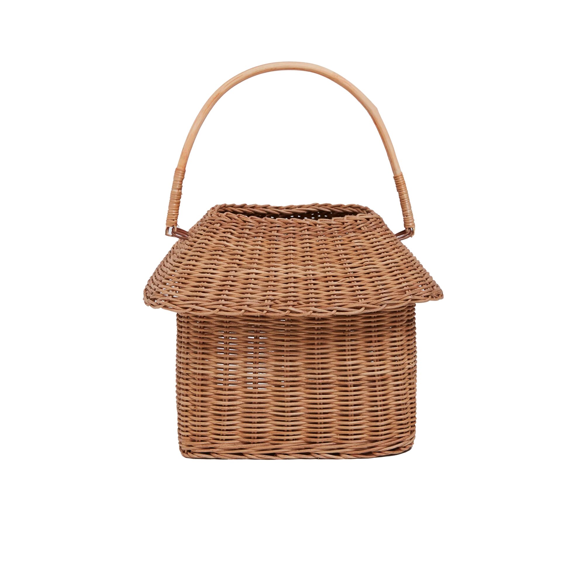 RATTAN HUTCH BIG BASKET