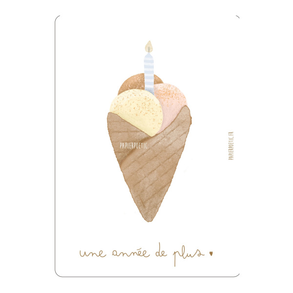 Cartolina di auguri “Birthday Ice Cream”