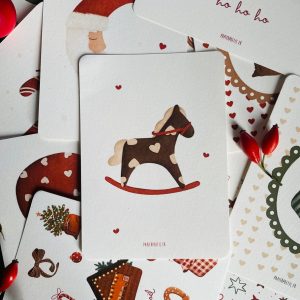 C Papier Poetic CAVALLO DI LEGNOCARD 1 P.JPG Cartolina di auguri “Cavallo a dondolo”