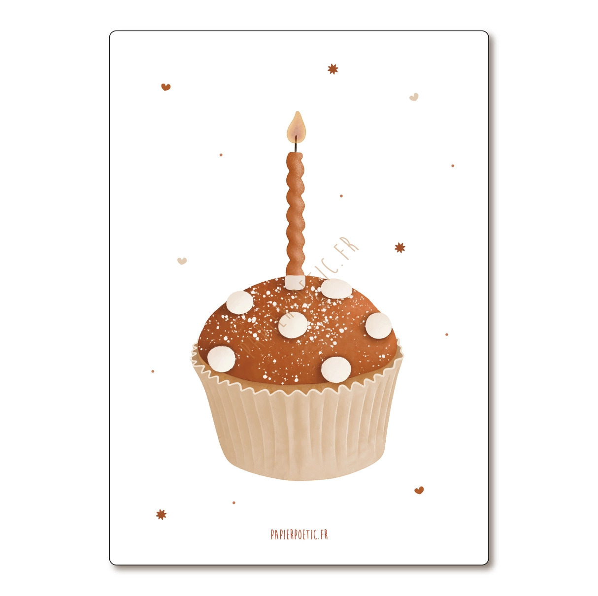 Cartolina di auguri “Cupcake champi”