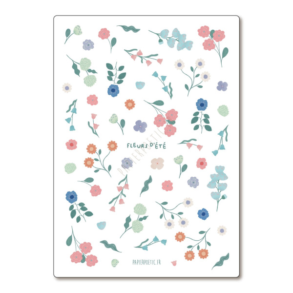 Cartolina di auguri “Fiori d’estate”