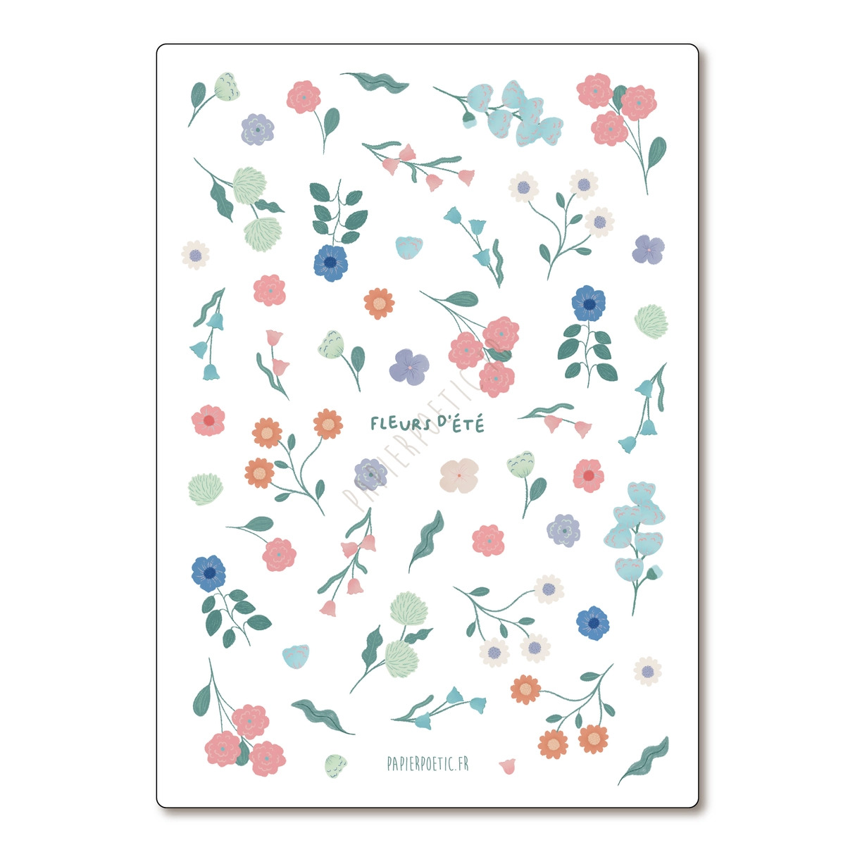 Cartolina di auguri “Fiori d’estate”