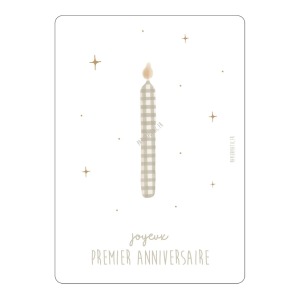 Cartolina di auguri “Primo Compleanno”