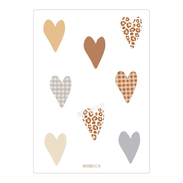 Cartolina di auguri “Cuori Maculati”