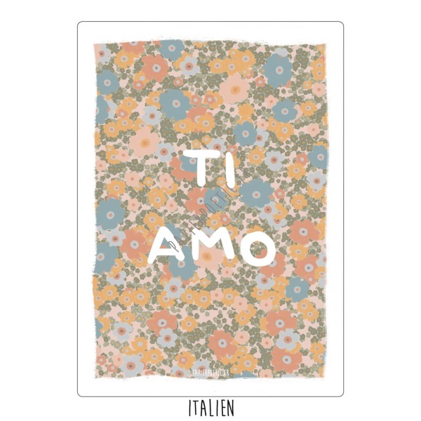 Cartolina di auguri “Liberty I Love you”